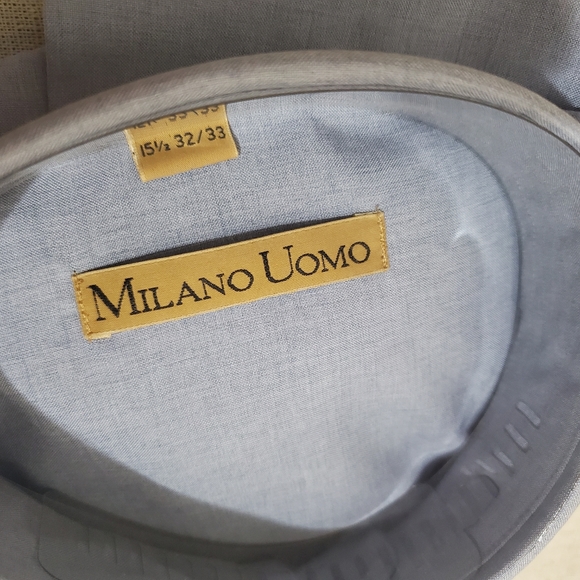 Blue Milano Uomo Button Down - Picture 5 of 5